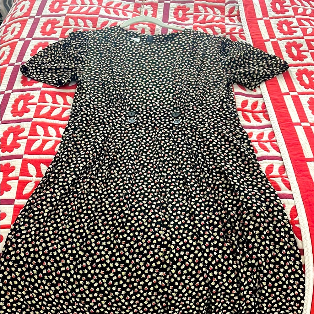 Petite Sophisticate Vintage Puff Sleeve Sheath Dress